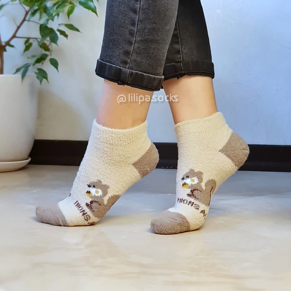 جوراب مچی موهر طرح سنجاب زنانه 02