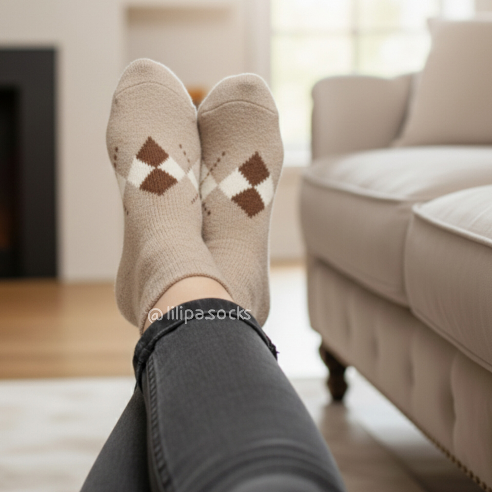 جوراب مچی موهر طرح سنجاب زنانه 07